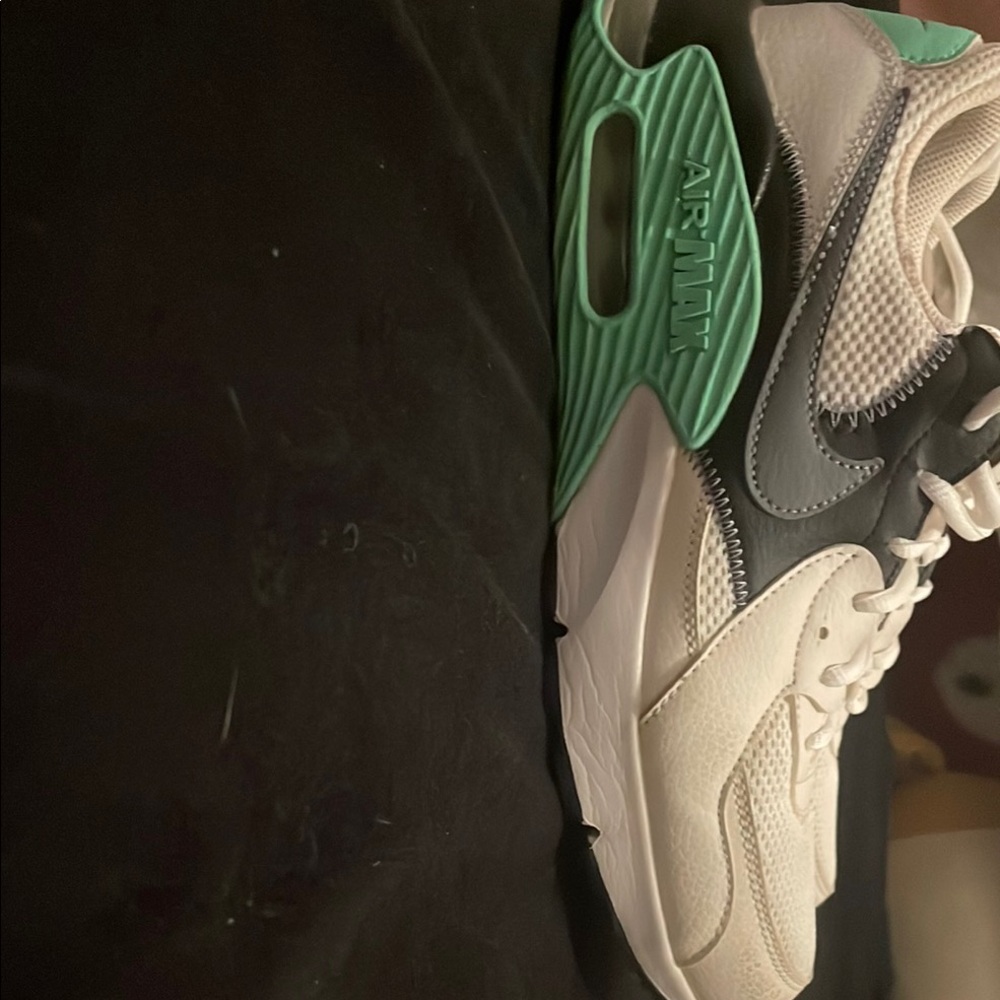 Nike Air Max Sneakers in Green and White